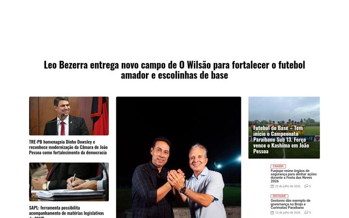 Screenshot of blogdomarcoslima.com.br