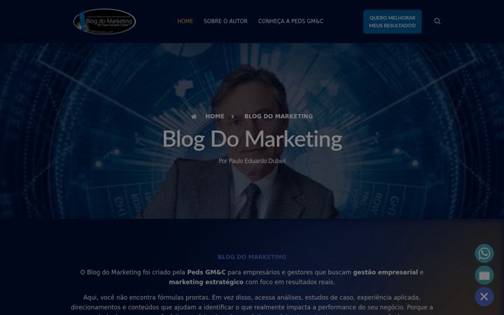 Ekrano kopija blogdomarketing.com