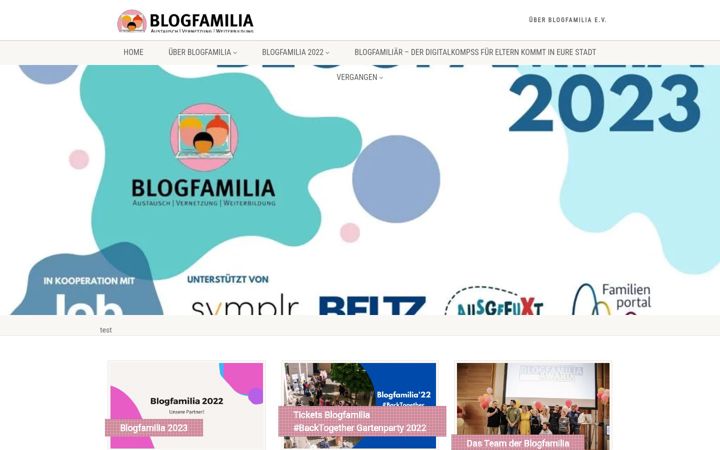 Screenshot of blogfamilia.de