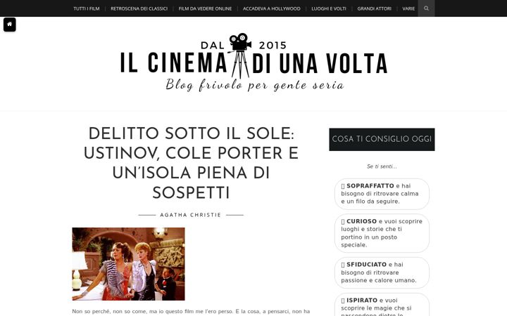 Screenshot of blogfrivolopergenteseria.it