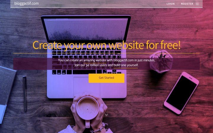 Screenshot of bloggactif.com