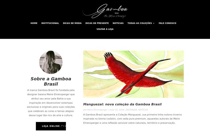 Screenshot of bloggamboa.com.br