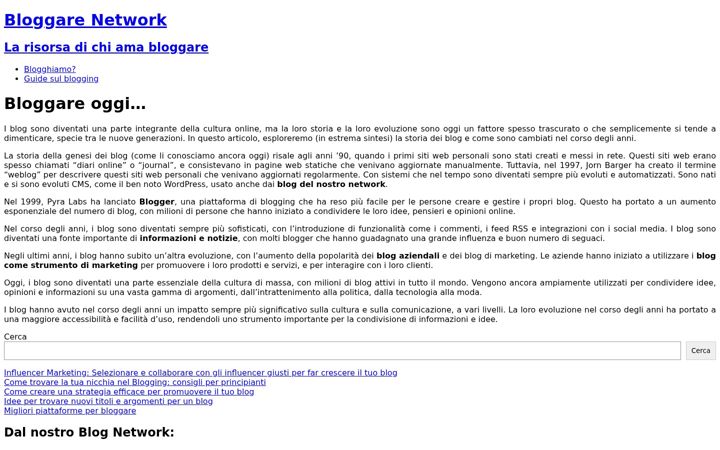 Screenshot of bloggare.net