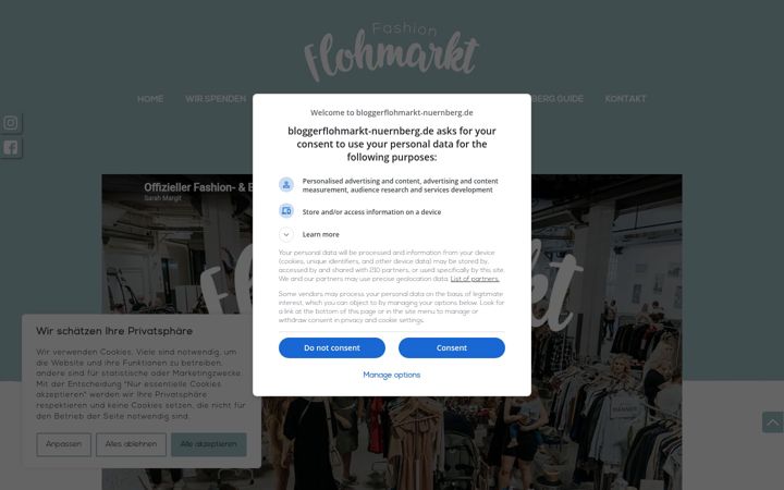 Posnetek zaslona bloggerflohmarkt-nuernberg.de