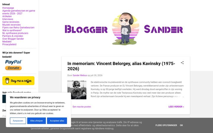 Screenshot of bloggersander.nl