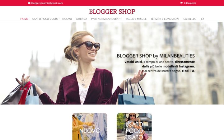 Screenshot of bloggershop.it