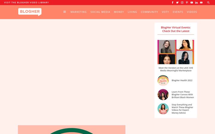 Képernyőkép: blogher.com