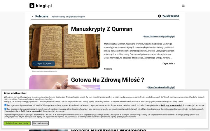 Screenshot of blogi.pl