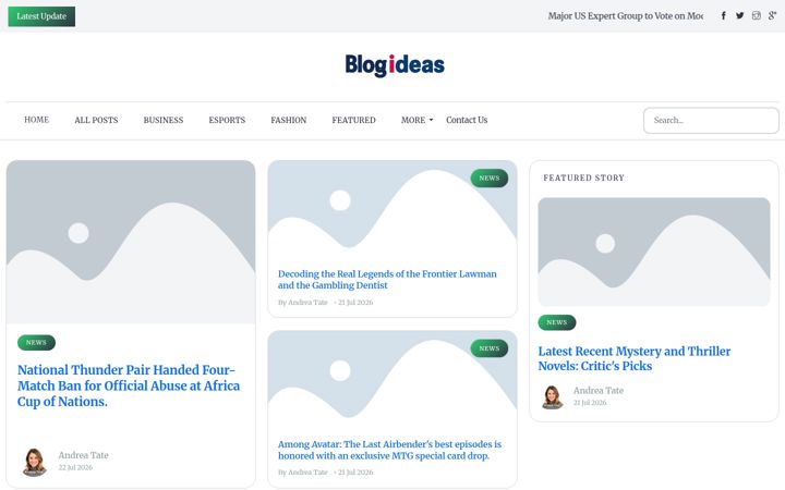 Screenshot of blogideasdigital.mx