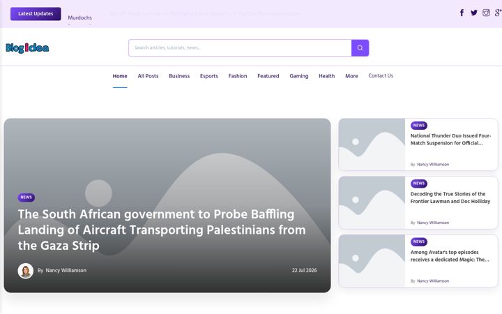Screenshot of blogideasportal.mx