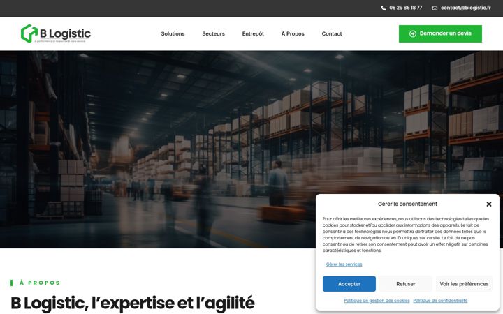 Screenshot of blogistic.fr