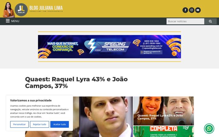 Ekrānuzņēmums no blogjulianalima.com.br