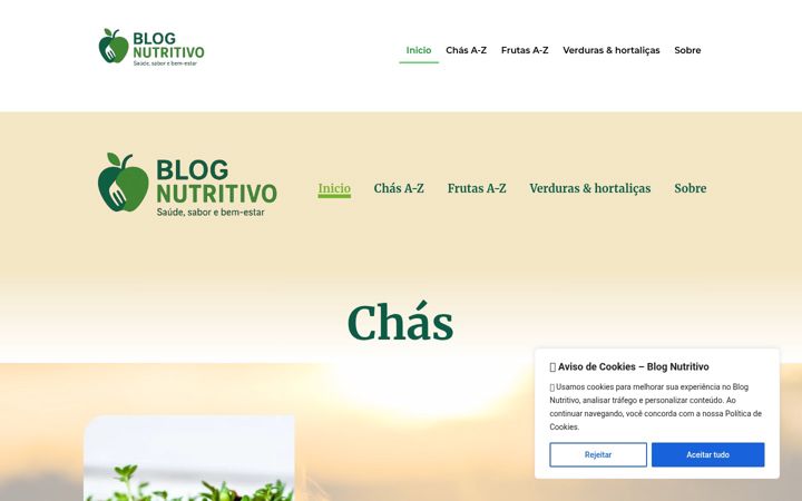 Screenshot of blognutritivo.com.br