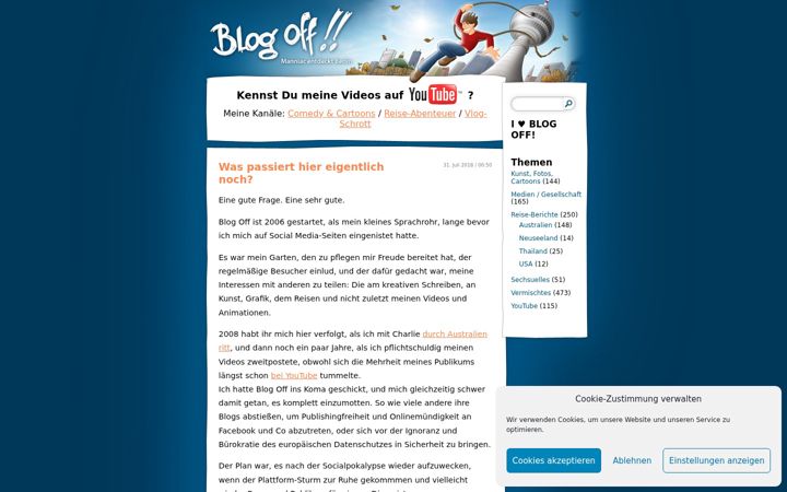 Screenshot of blogoff.de