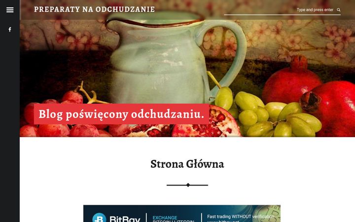 Screenshot of blogoodchudzaniu.pl