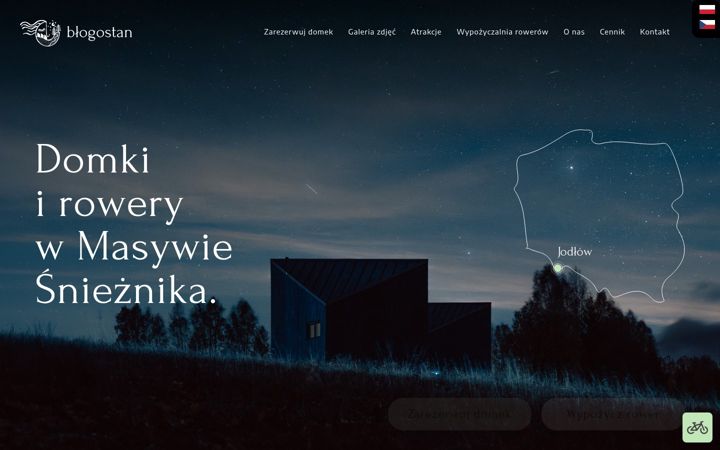 Screenshot of blogostan-domki.pl