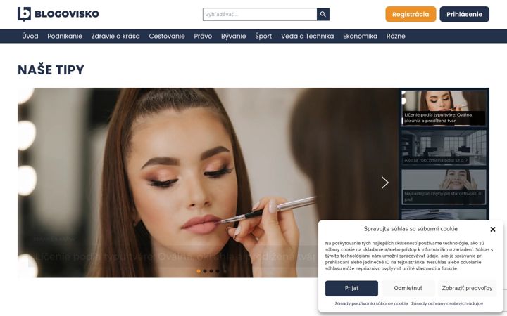 Screenshot of blogovisko.sk