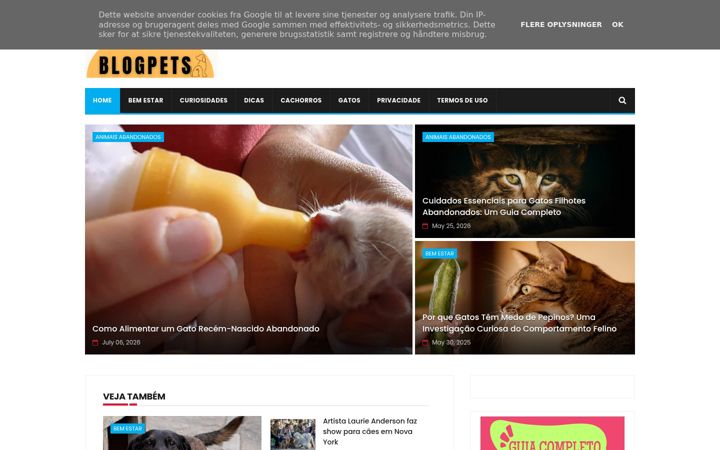 Képernyőkép: blogpets.com.br