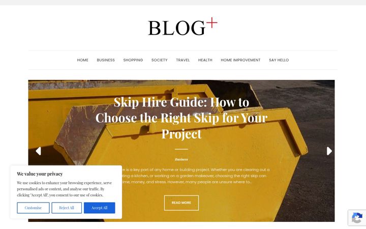Screenshot of blogplus.co.uk