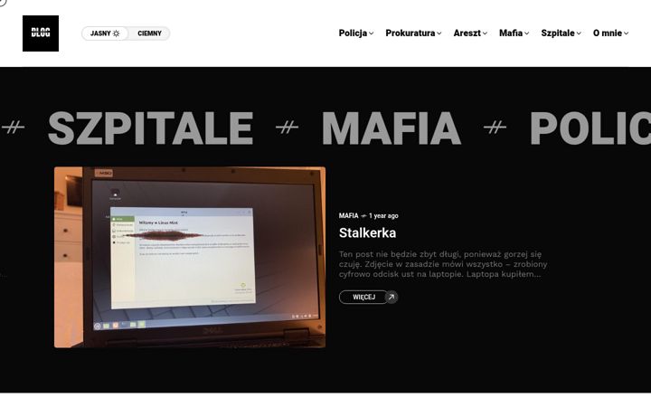 Screenshot of blogpokrzywdzonego.pl