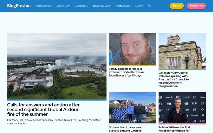 Screenshot of blogpreston.co.uk