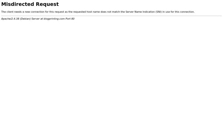 Screenshot of blogprinting.com