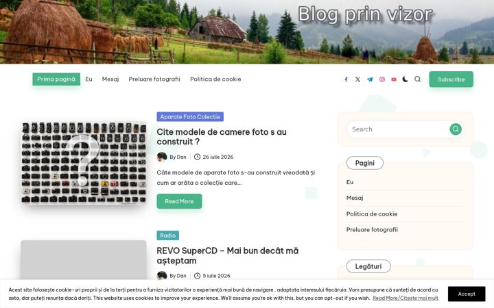 Screenshot of blogprinvizor.ro