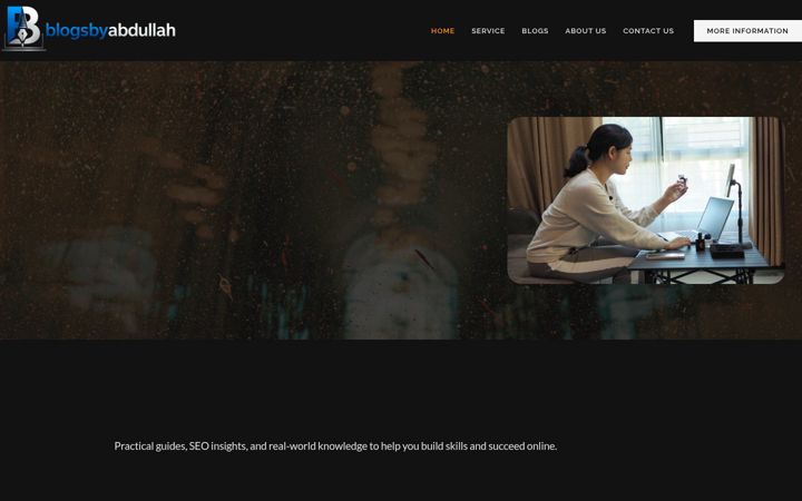Screenshot of blogsbyabdullah.com