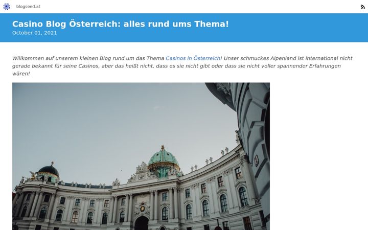 Screenshot of blogseed.at