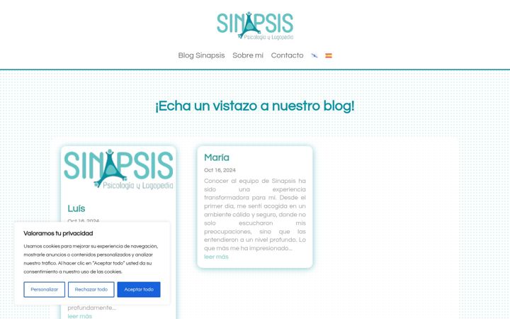 Screenshot von blogsinapsis.com