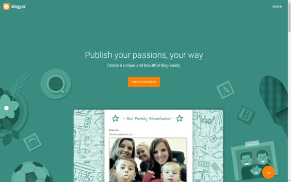 Screenshot of blogspot.com