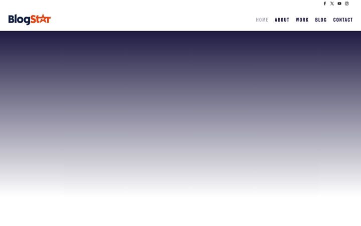 Screenshot stránky blogstar.co.uk
