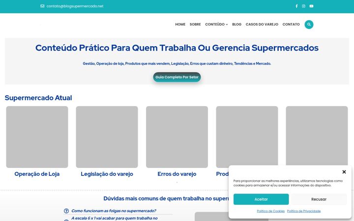 Screenshot of blogsupermercado.net