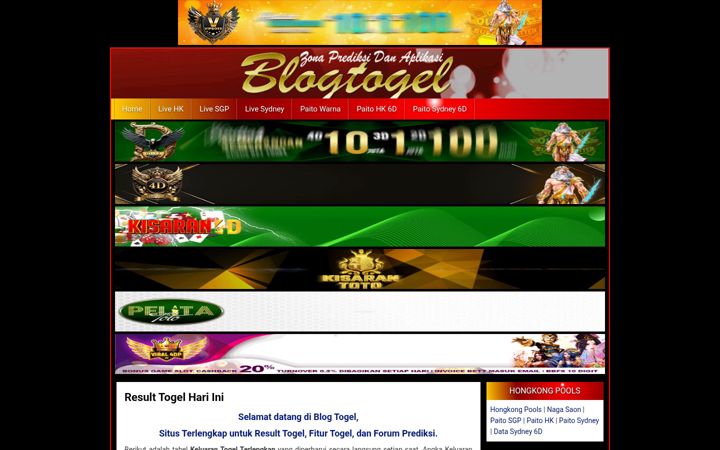 Screenshot of blogtogel1.com