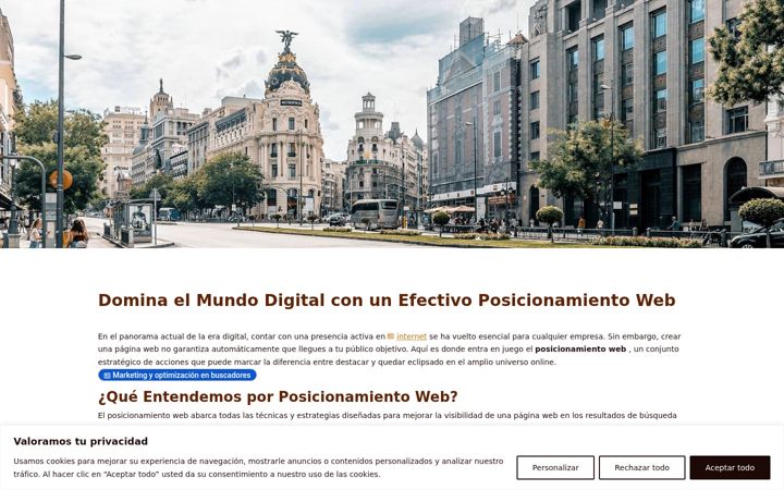 Screenshot of blogueando.es