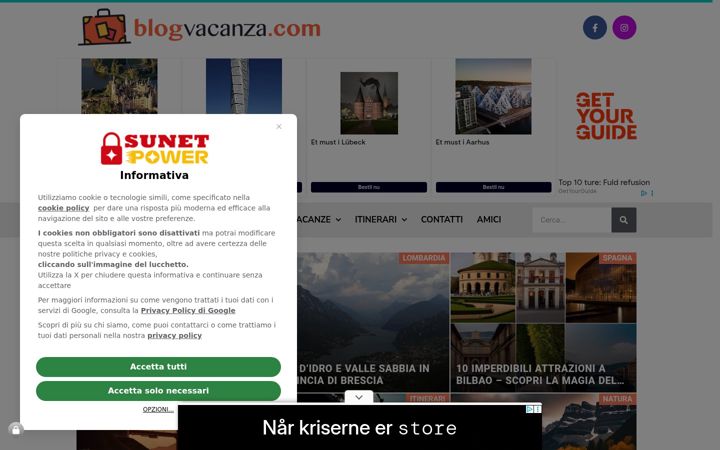 Screenshot of blogvacanza.com