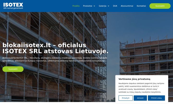 Ekrano kopija blokaiisotex.lt