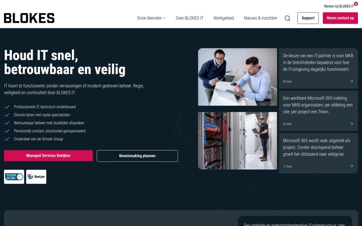 Screenshot of blokes.org