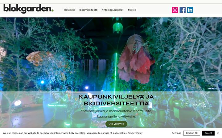 Screenshot of blokgarden.com