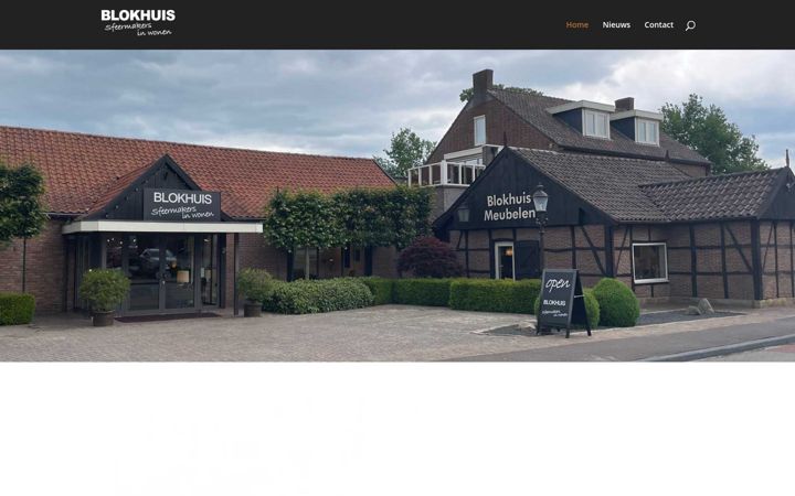 Screenshot of blokhuismeubelen.com