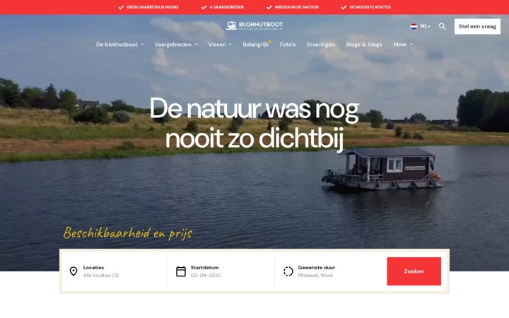 Screenshot stránky blokhutboot.nl