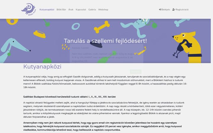 Screenshot of blokipont.hu