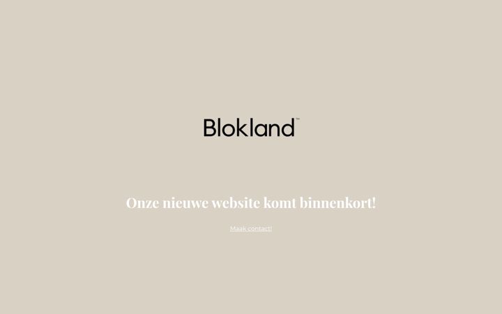 Captura de ecrã de blokland.sr