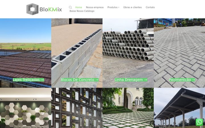 Screenshot of blokmix.com.br