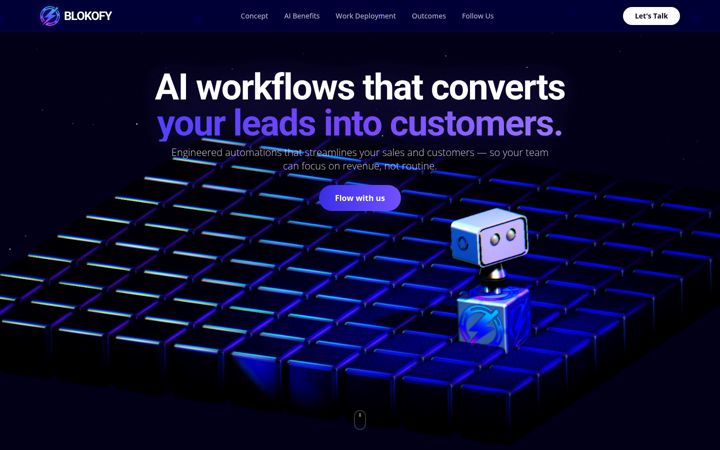 Screenshot of blokofy.com