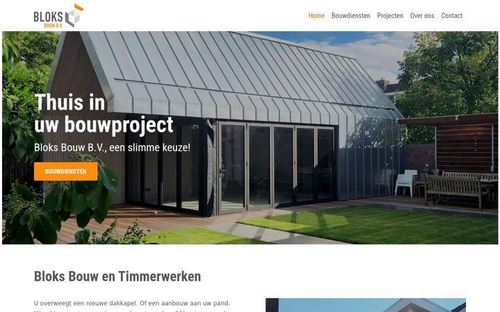 Zrzut ekranu bloksbouw.nl