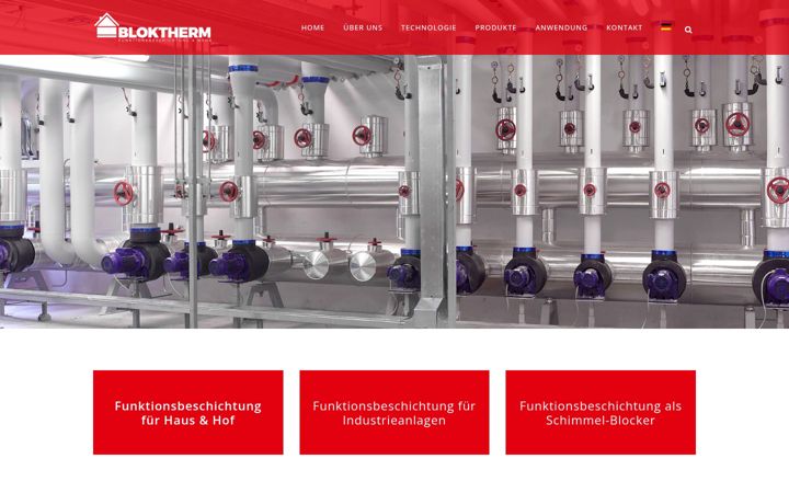 Screenshot of bloktherm.de