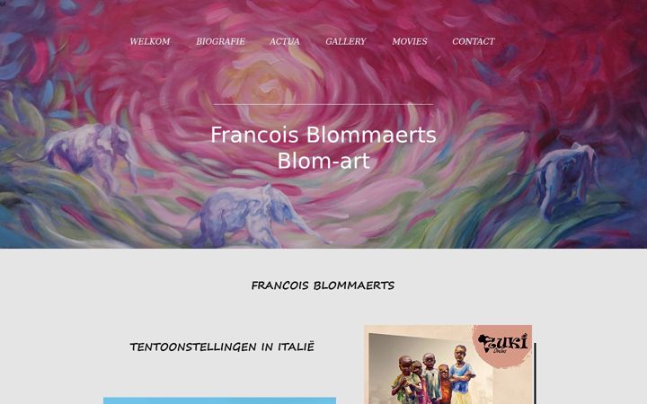 Screenshot of blom-art.com