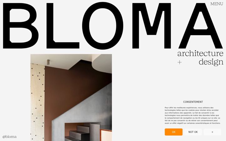 Screenshot of bloma.fr
