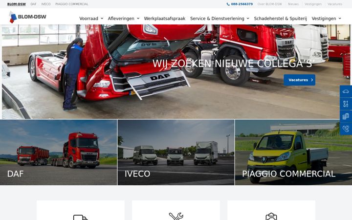 Screenshot of blomdsw.nl